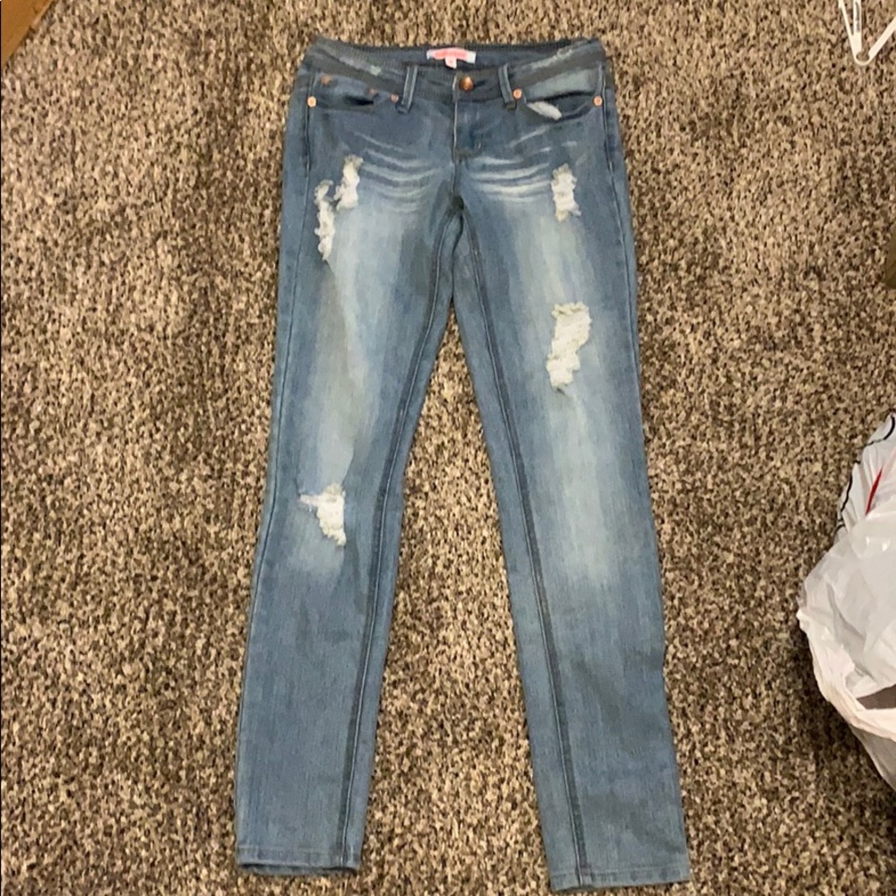 Skinny Distressed Jeans